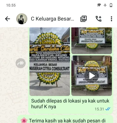 Pengiriman Papan Bunga Duka Bandung Wetan